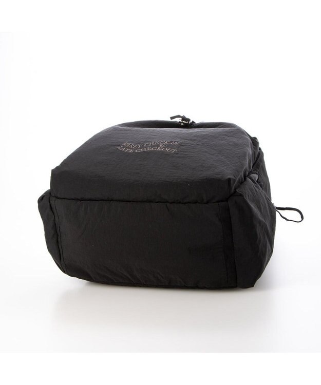 UNBILLION 【テレビ ドラマ着用アイテム】カシュカシュ cachecache / ドロスト刺繍リュック ブラック