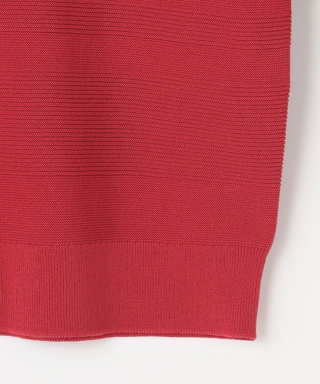 自由区 【XSサイズ～/洗える】ドライタッチホールガーメント ニット レッド系