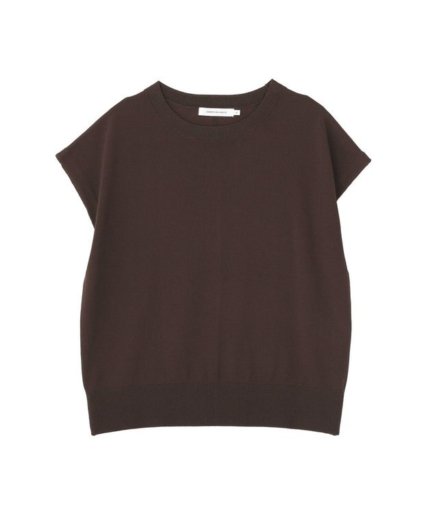 AMERICAN HOLIC フレンチスリーブニットプルオーバー Brown