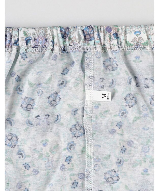 WACOAL パジャマ 綿100%(本体) 天竺素材 ミントン 5分袖 半袖 長ズボン レディース NDT167 /ワコール ホワイト