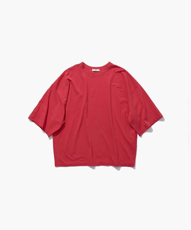 ATON SHRINK FRESCA JERSEY | ワイドスリーブＴシャツ RED
