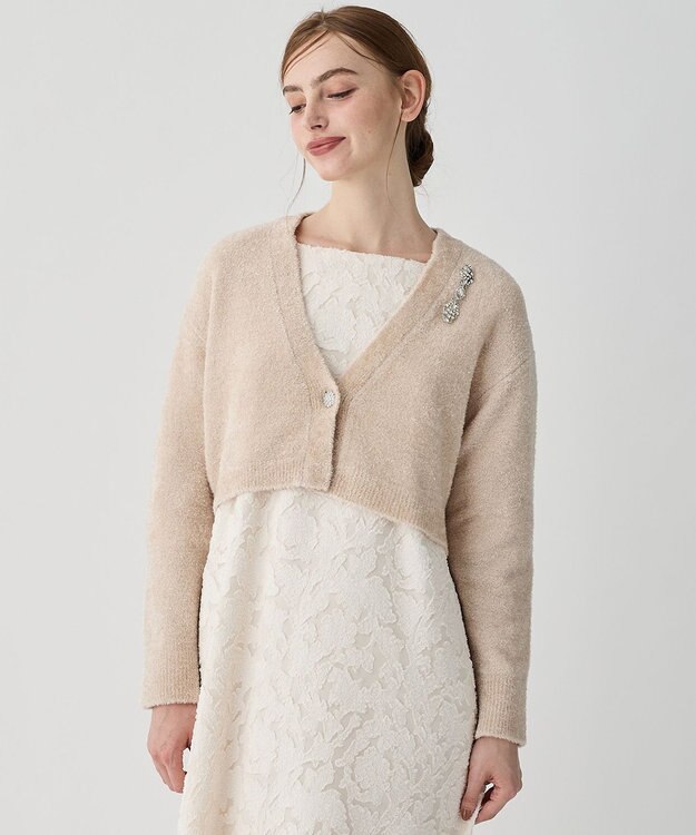 23区 【APPLAUDIR】ワイドビジュー ブローチ シルバー系