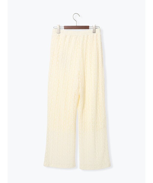 Te chichi カットレースイージーパンツ《2026 SUMMER LOOK item》 オフホワイト