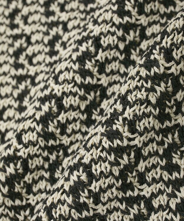 CRAFT STANDARD BOUTIQUE ジャガードショートニットベスト Light Beige