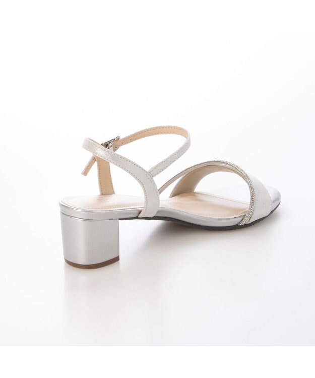 Riz raffinee <Riz raffinee>ラインストーン付サンダル シルバー