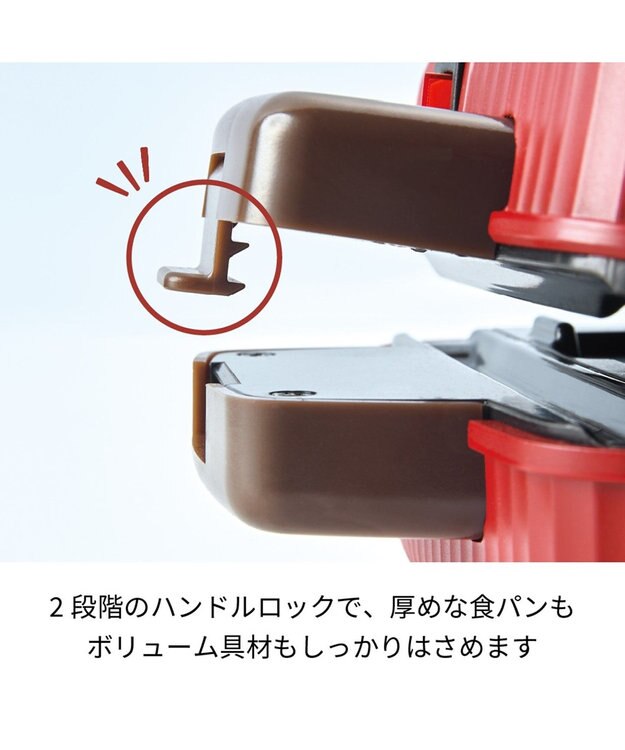 YAMATO テーブル＆キッチン 【レコルト】プレスサンドメーカーミニ  レッド  RPS-3(R) レッド