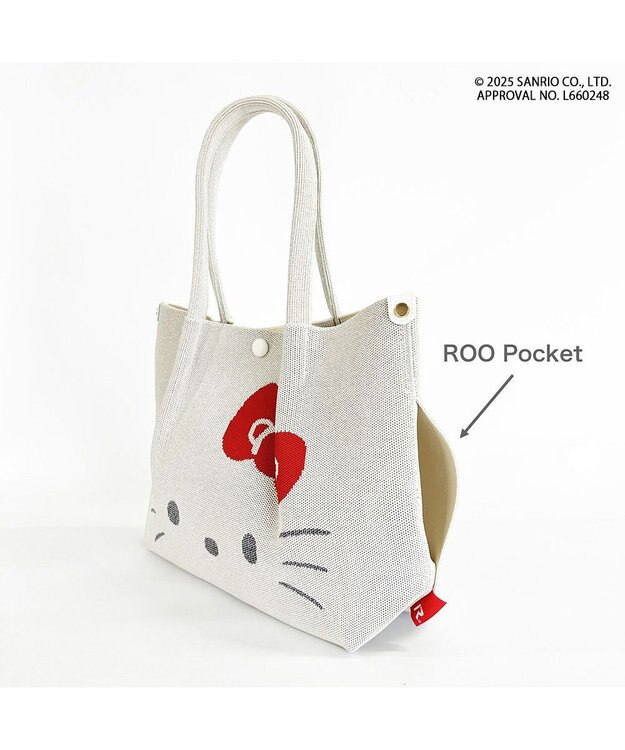 ROOTOTE 8462【ルートート】サンリオ. IP.デリ.ルフル.ハローキティ-B 02：アイボリー