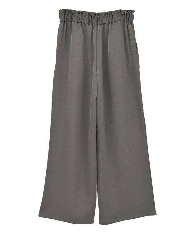 AMERICAN HOLIC サテンリラックスイージーパンツ Charcoal Gray