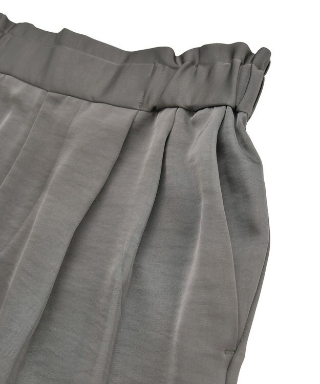 AMERICAN HOLIC サテンリラックスイージーパンツ Charcoal Gray