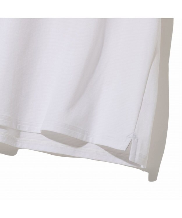 ZERO HALLIBURTON 【吸水速乾・UVケア】 着心地ジッパーモックネックTシャツ ZHG-M5S7b 82953 ホワイト