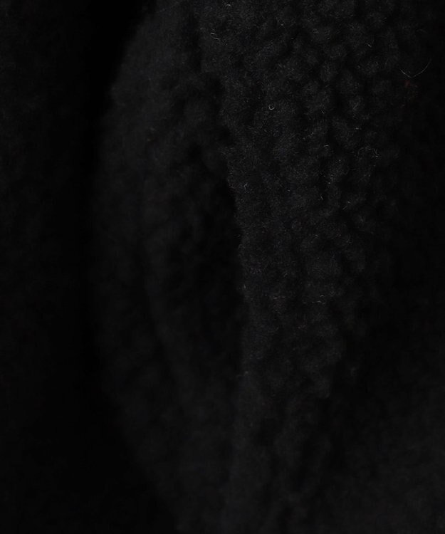 WEGO ロゴボアパーカー ブラック