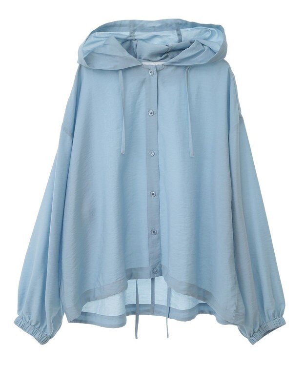 AMERICAN HOLIC フーディーシャツ Grayish Blue