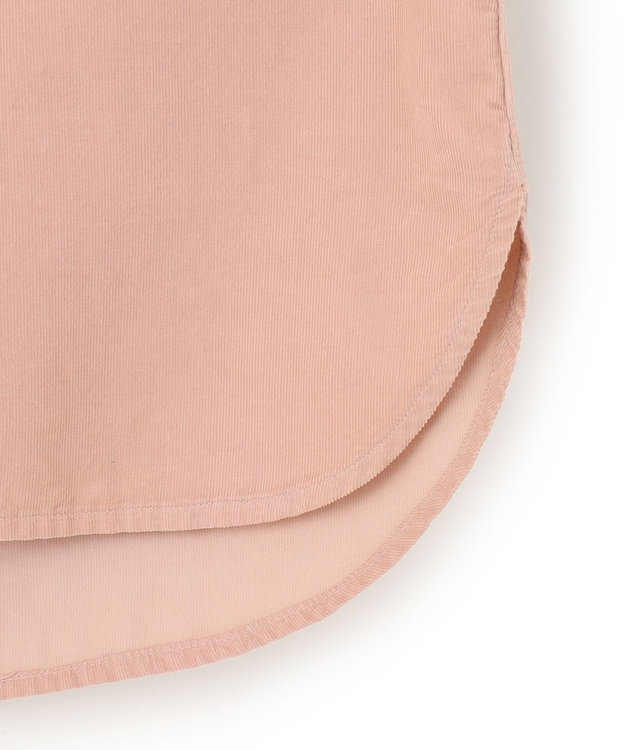 23区 【見上愛さん着用/Oggi11月号掲載】コットン コーデュロイ シャツ ピンク系