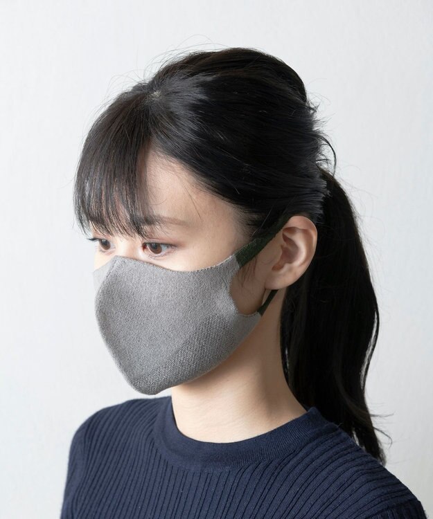 TRICOTE サイドカラーマスク 95GRAY