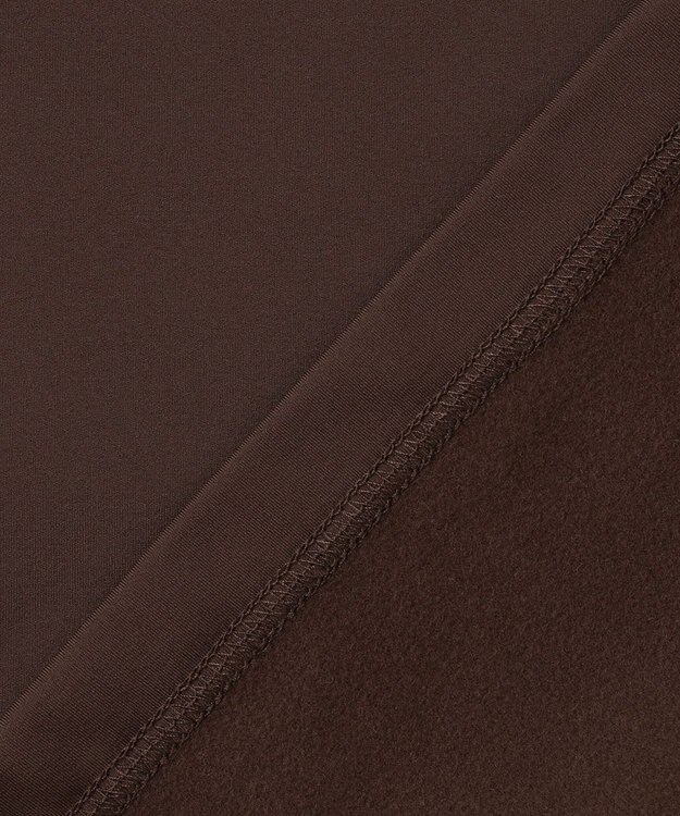 PW CIRCULUS 【裏起毛であたたか】【MEN】WAVY LOGO  裏起毛ロングスリーブモックネックT ゴルフ ダークブラウン系