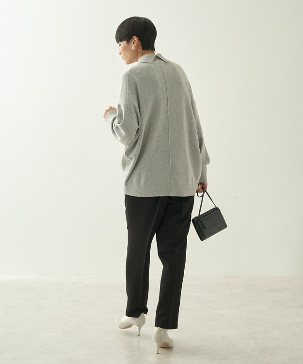 AMERICAN HOLIC ブラッシュヤーンタートルネックニットプルオーバー Light Gray Mixture