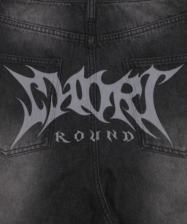 WEGO トライバルデニムパンツ デニムブラックソノタ