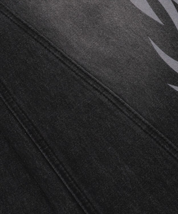 WEGO トライバルデニムパンツ デニムブラックソノタ