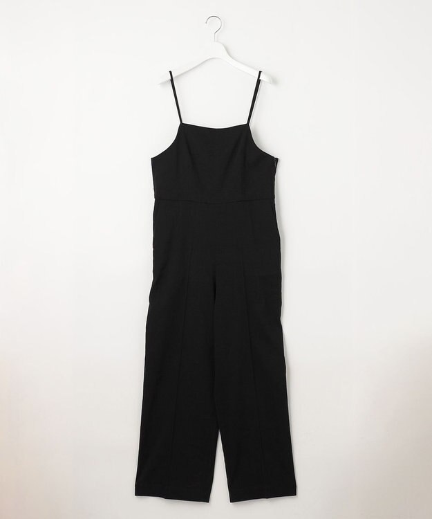 23区 【CLASSY.6月号掲載/洗える】リネンレーヨンストレッチ サロペット ブラック系