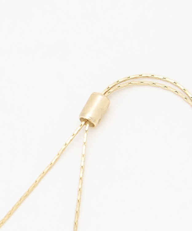 自由区 フリンジメタル ネックレス マットゴールド