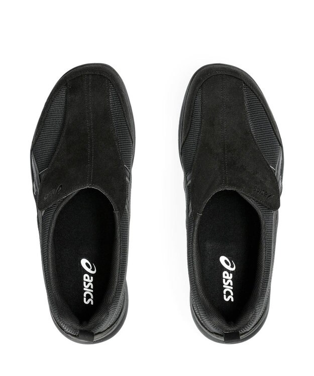 ASICS WALKING ライフウォーカー メンズ 3E相当 ブラック系