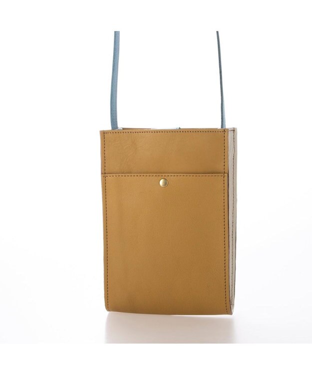 UNBILLION ペルケ perche / イントレチャート姫路レザーショルダー ベージュミックス