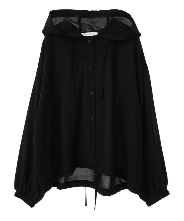 AMERICAN HOLIC フーディーシャツ Black