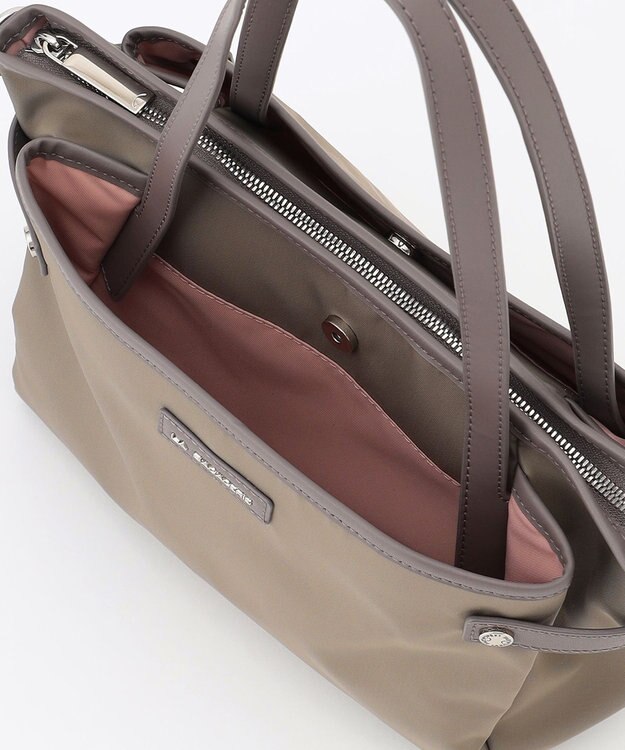 LA BAGAGERIE 【撥水ナイロン】ベーシック2WAYミニトート グレージュ