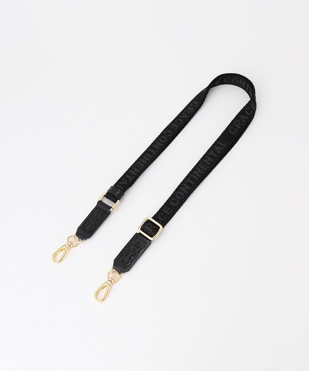 GRACE CONTINENTAL ロゴショルダーストラップ３ ブラック