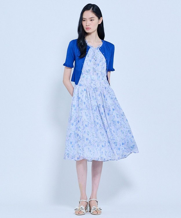 TOCCA HALF SLEEVE AJISAI ボレロ ブルー系