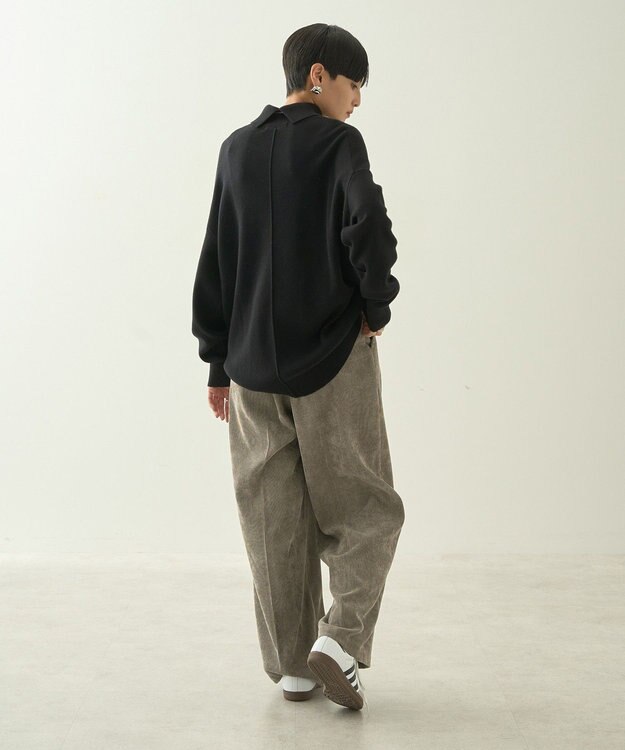 AMERICAN HOLIC ブラッシュヤーンタートルネックニットプルオーバー Black