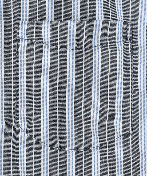 JOSEPH ABBOUD 【キングサイズ・2WAY】リバーシブル シャツ ブルー系