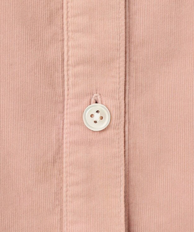23区 【見上愛さん着用/Oggi11月号掲載】コットン コーデュロイ シャツ ピンク系
