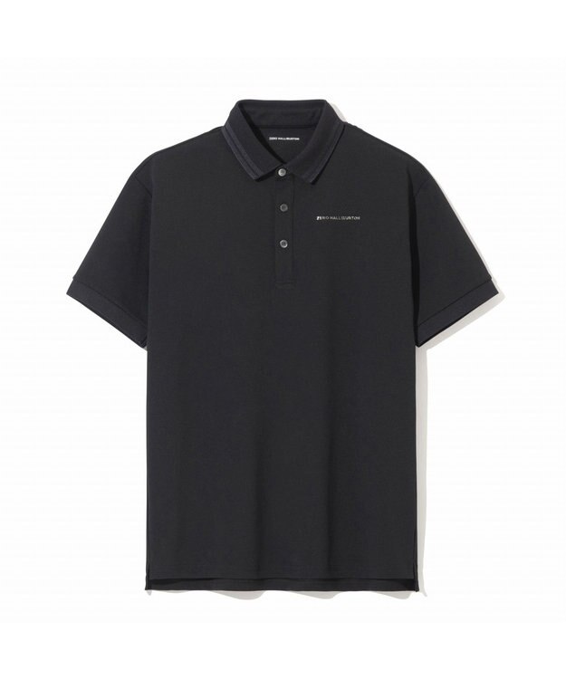 ZERO HALLIBURTON 【吸水速乾・UVケア】 鹿の子ポロシャツ ZHG-M5S4a 82947 ブラック