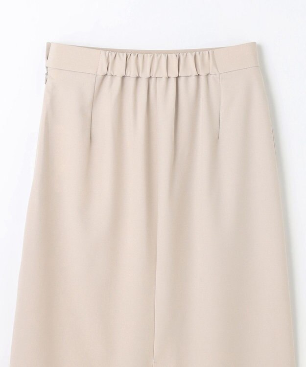 ANY 【洗濯機可/ストレッチ/ウエストゴム/セットアップ可】イージーケアタイトスカート ベージュ