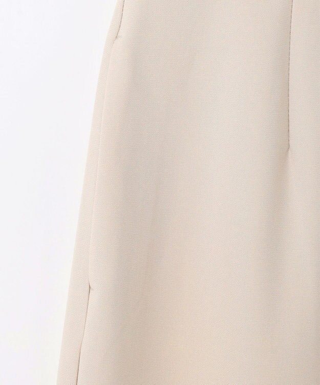 ANY 【洗濯機可/ストレッチ/ウエストゴム/セットアップ可】イージーケアタイトスカート ベージュ