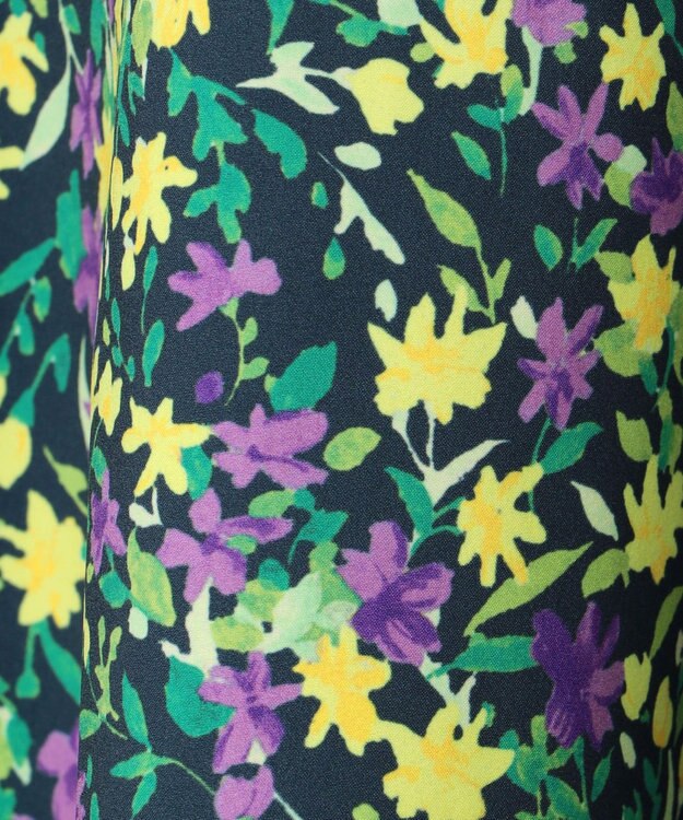 組曲 【23AW】フラワープリント ドラマティック スカート パープル系5