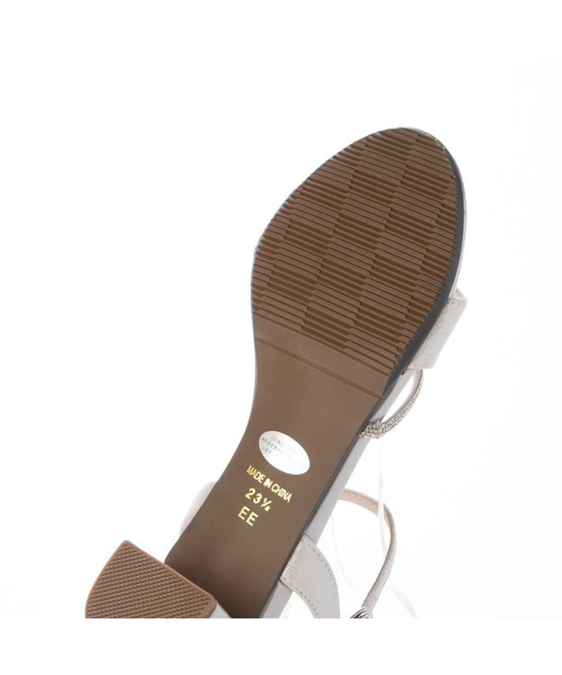 Riz raffinee <Riz raffinee>ラインストーン付サンダル シルバー