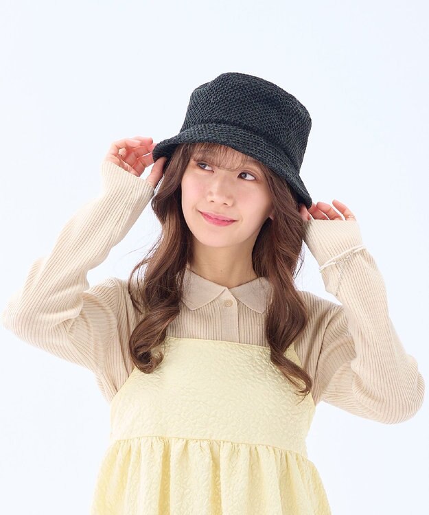 MOONBAT estaa 変わりコール バケットハット／サイズ調整可／手洗い ブラック