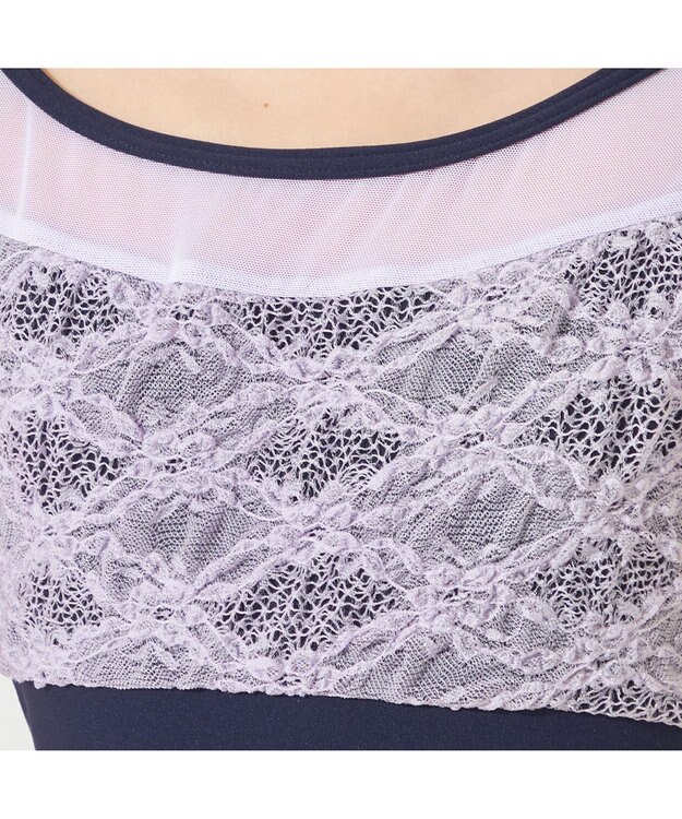 Chacott ノースリーブレオタード ネイビー