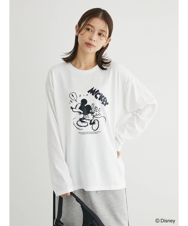 Green Parks Ｄｉｓｎｅｙ／箔プリントロンＴＥＥ Off White