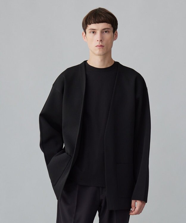 新品　UNFILO ノーカラージャケット GU公式 | ノーカラージャケットZ+X