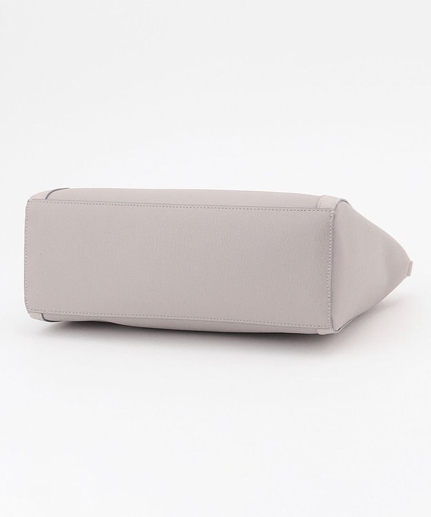 ANY SIS 【美人百花7月号掲載】2WAYビットエッジミディ トートバッグ ライトグレー