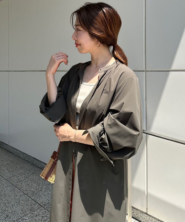 UNFILO 【撥水/軽量/ストレッチ】MOVE TEX ワンピース カーキ