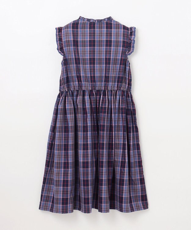組曲 KIDS 【150-160cm】ブリティッシュ ワンピース パープル系3