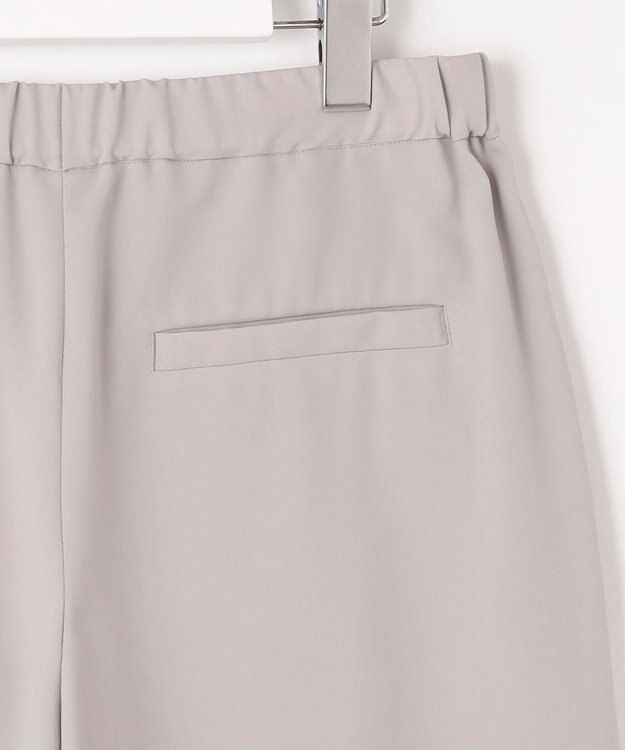 自由区 【洗える・XSサイズあり】ライト2WAYストレッチワイド パンツ グレー系