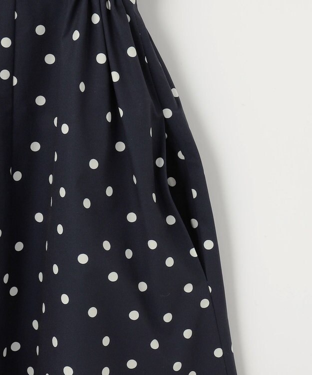 組曲 S 【前後着用可】シフォンオーガンプリント ボウタイワンピース ネイビーベース系5