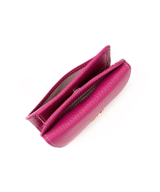 IBIZA クラシカ　BOXコインケース付折り財布 ダークピンク