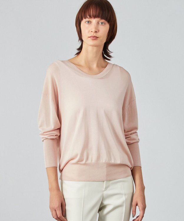 BEIGE， LAGORD / Uネックニット