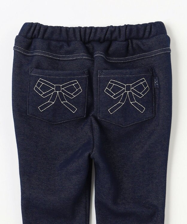 組曲 KIDS 【80-100㎝】裏起毛あったか パンツ ネイビー系